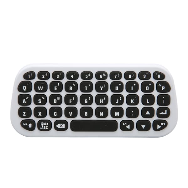 Controller Tastatur Professionel Chat Stemme Trådløs Bluetooth Controller Tastatur med Clip Holder til PS5 Controller