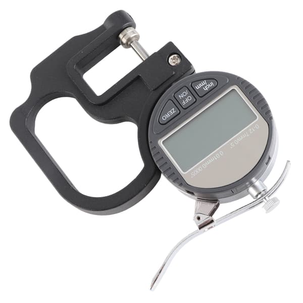 0-12,7 mm Digital Tykkelsesmåler 0,01 mm Præcisionsmikrometer til Læderhåndværk
