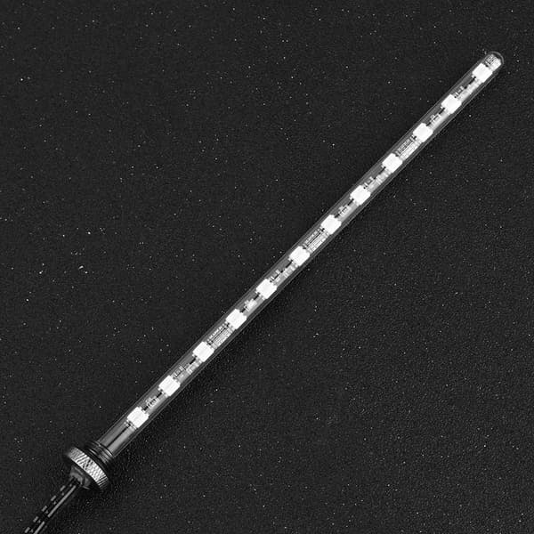 22 cm computer cylinder vandkølingstank lys virus reservoir LED rør lampe belysning