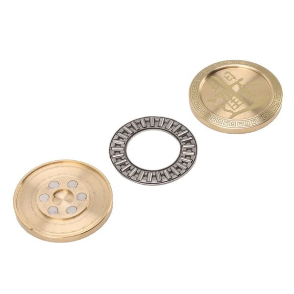 Magnetisk Push Slider Stressaflastning Rund Bærbar EDC Push Slider Dekompression Legetøj