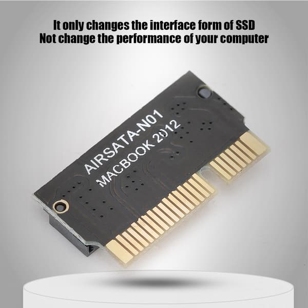 SATA M.2 NGFF SSD -sovitin Macbook 2012 -kiintolevylle, ajuriton sovitinkortti