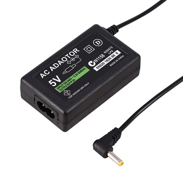 Vægoplader AC-adapter strømforsyningskabel til PSP 1000/2000/3000 EU-stik