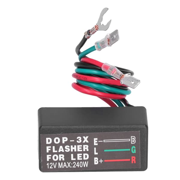 Bil 12V 20A LED Blinkersrelä DOP-3X Universell Motorcykel Indikator Blinkermodul