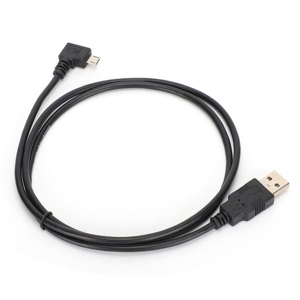 C0402 1M retvinklet Micro USB til USB-tilslutningskabel til dataoverførsel og opladning