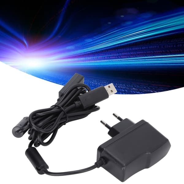 USB til AC-adapter Højfølsom AC-adapterkonverter Strømkabel til Xbox 360 Kinect-sensor EU-stik 100-240V
