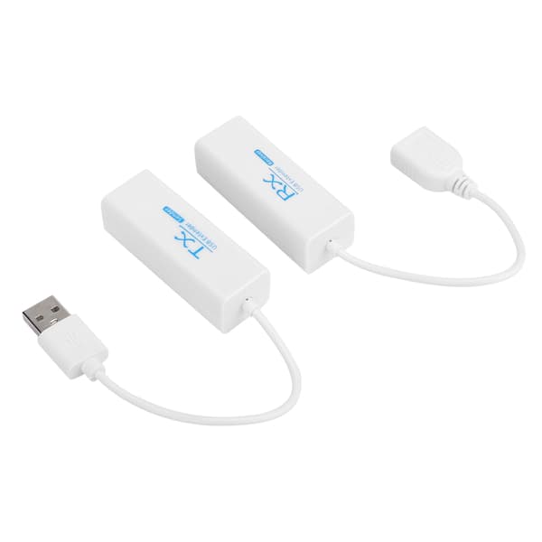 USB 2.0 200M Extender RJ45 Ethernet Forlængerkabel Netværkskabeladapter