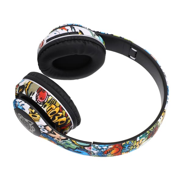 Trådlöst Bluetooth-headset Multifunktionell brusreducering Djup bas Innovativ graffitidesign Bluetooth-hörlurar