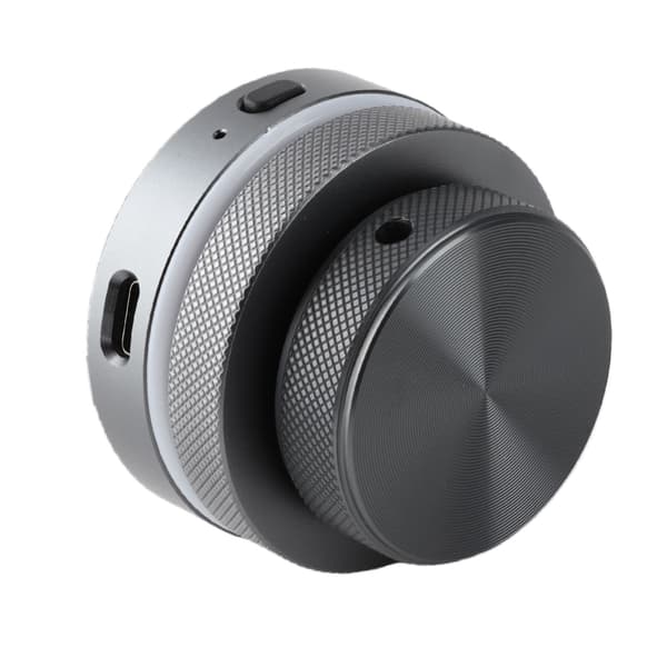 RGB LED Lydstyrkeknap Trådløs Bluetooth USB-C Multimediecontroller til Tablet Bærbar PC