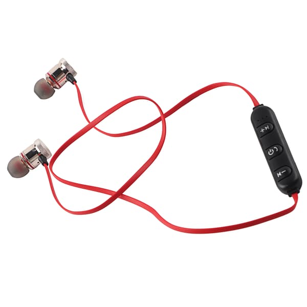 Magnet Trådløs Bluetooth Sportsøretelefon Headset Hovedtelefon til iPhone Android Guld