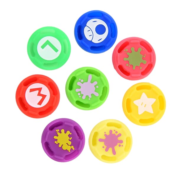 8 STK. Erstatning Silikone Analog Controller Joystick Tommelfingergreb Hætte Cover Til Switch PRO