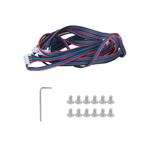 Stepper Motor Rustfrit Stål 4-leder Bipolar 3D Printer Tilbehør 40mm 42BYGHW609 12V