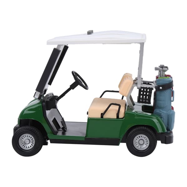 Golf evighedskalender i plastik, klubbil, gave, miniature golfvogn, urtilbehør