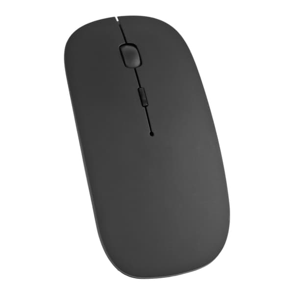 Trådløs mus Bluetooth 5.0 Stille Genopladelig Stabil Bærbar Trådløs Computermus Sort