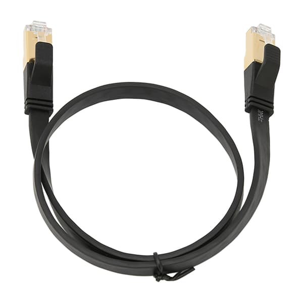 Cat 8 Ethernetkabel 40 Gbps 2000 Mhz RJ45 Han-interface 0,5 meter/19,7 tommer Ethernetkabel til PS5 til Router