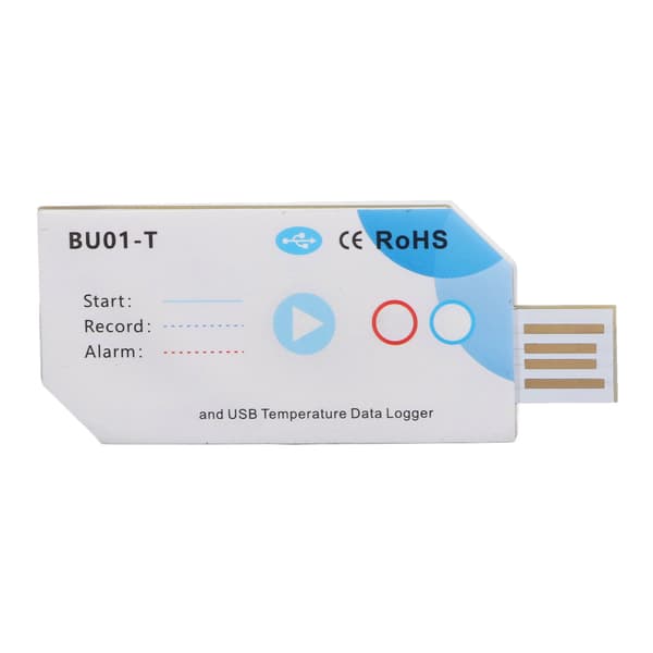 USB Temperatur- och Luftfuktighetsdatalogger BT 32000 Punkter Täcker 120 Dagar PDF-rapport Engångs Temp Luftfuktighetsdatalogger