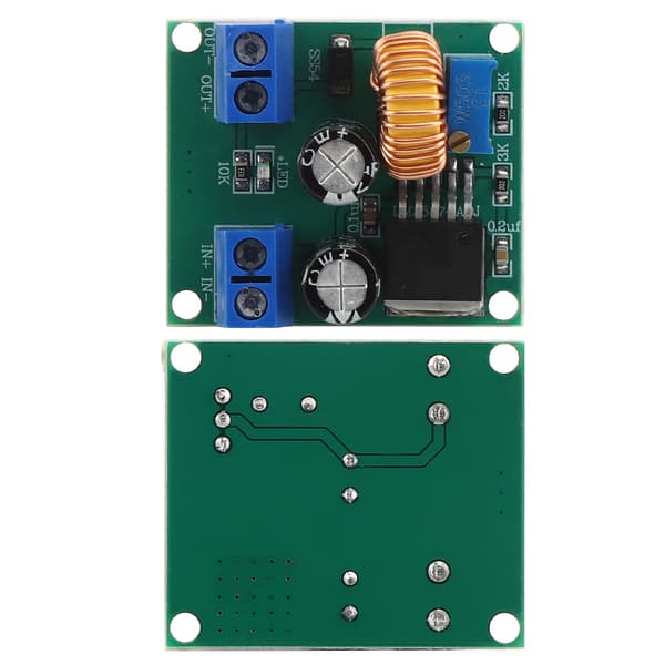 DC 3V-36V til 5V-36V Justerbar Step-Up Boost Konverter Modul 150W med Høj Effekt
