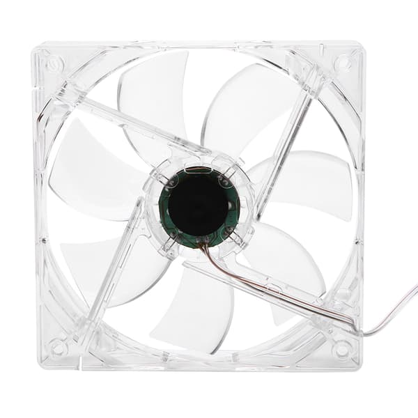 12 cm USB LED Gennemsigtig Farverig Lys Køleventilator PC Computer CPU Køleventilator