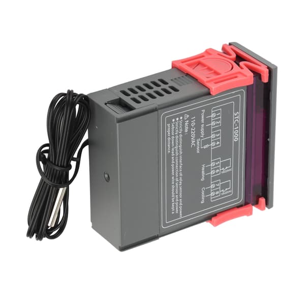 110-220V Digital termostat med temperatursensor Elektrisk temperaturregulator
