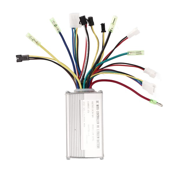 DC Motor Controller med ledningsnet Motor Controller Lithium Batteri til Elcykel 36V 48V 17A