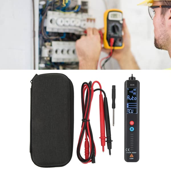 BSIDE X1A Smart Pen Multimeter, 2-i-1 Digital Tester til Spænding og Modstand