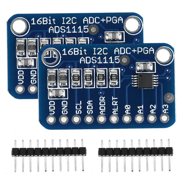 2-pack ADC 16-bit I2C ADC Dev Board Analog-Digital Converter Module för Arduino