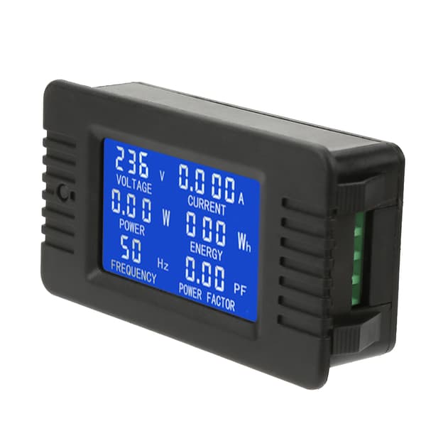 PEACEFAIR PZEM-022 AC-skærm, voltmeter-amperemeter, energimåler med 100A Split Core CT