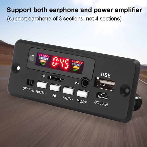 Bluetooth 5.0 Audio MP3-avkodarkortsmodul med fjärrkontrollhögtalartillbehör