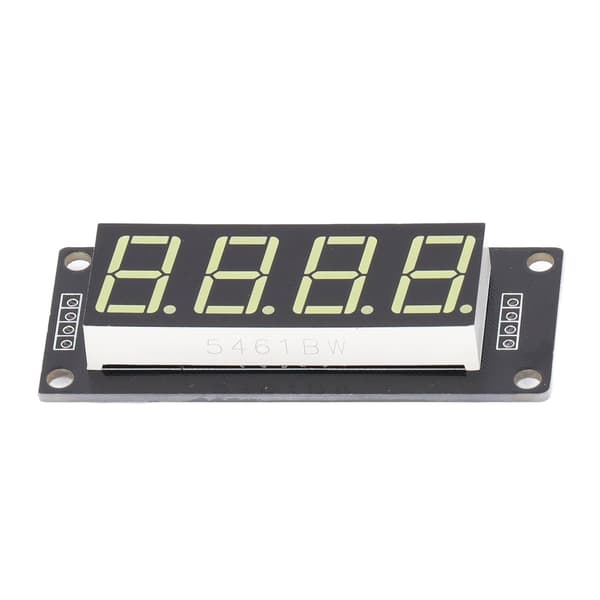 4 stk. 4-bit 7-segment LED-displaymoduler 0,56\" rød printplade ur-sæt MRA172C