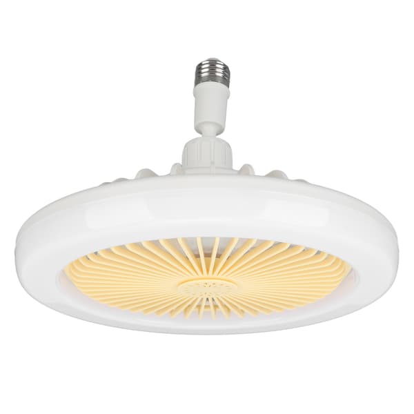30W Lysventilator 9.8in Lille Aromaterapi Støjsvag Loftventilator Lys E27 LED Ventilatorlys 86‑265V