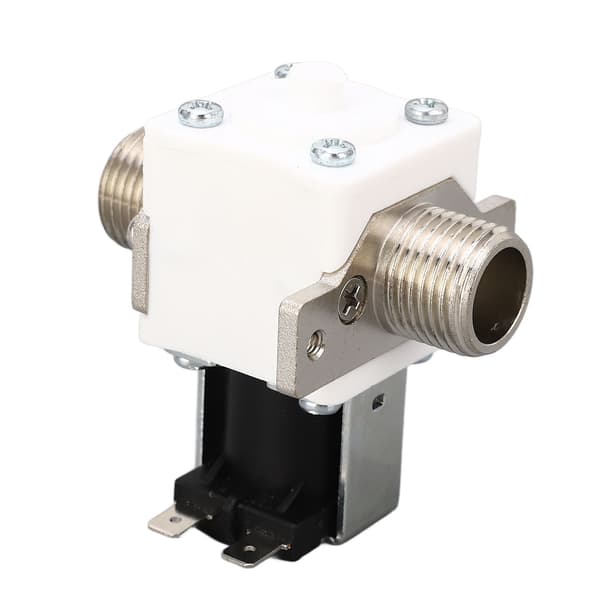 Magnetventil 1/2\" NPT messing vandindtag DC24V, holdbar tætning, PC-hus