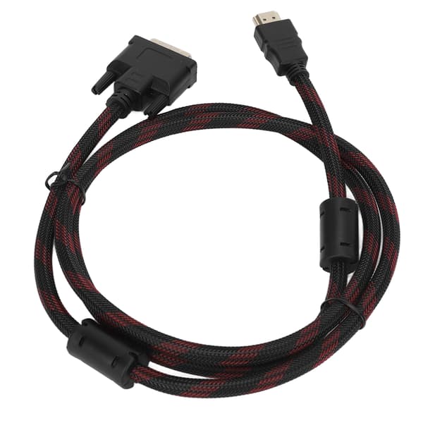 HD Multimedia Interface till DVI-kabel DVI 24+1 till HD Multimedia Interface-kabel för Raspberry Pi 1,4m/4,6ft
