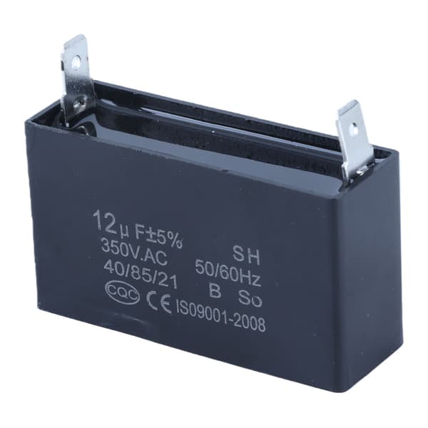 CBB61 12uF 350VAC Motorkondensator för luftkonditionering, bensingeneratorstartare, rund