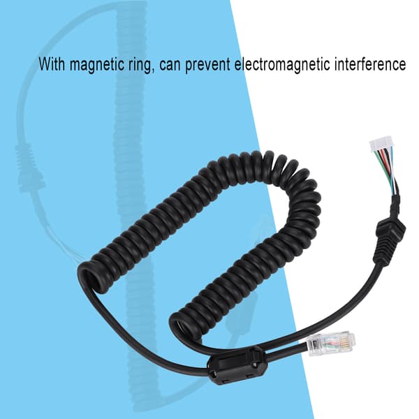 Opdateret version til YAESU 6-bens håndmikrofonkabel med magnetringtilbehør