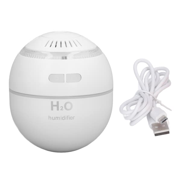 DC 5V/1A 120ML USB Luftfugter 2 Gear Justering Aromaterapi Æterisk Olie Diffuser Hvid