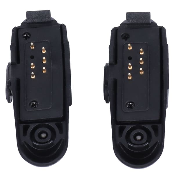 2 stk. Walkie-Talkie 7-ben til 2-ben headsetadapter Bærbar lydheadsetadapter til GP328 GP340