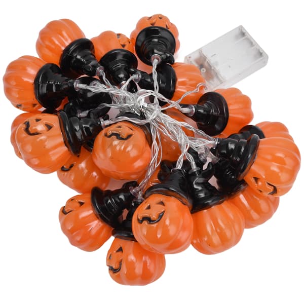 20LED Pumpa Fairy Lights 3m Dual-Mode String för Halloweenfest Heminredning