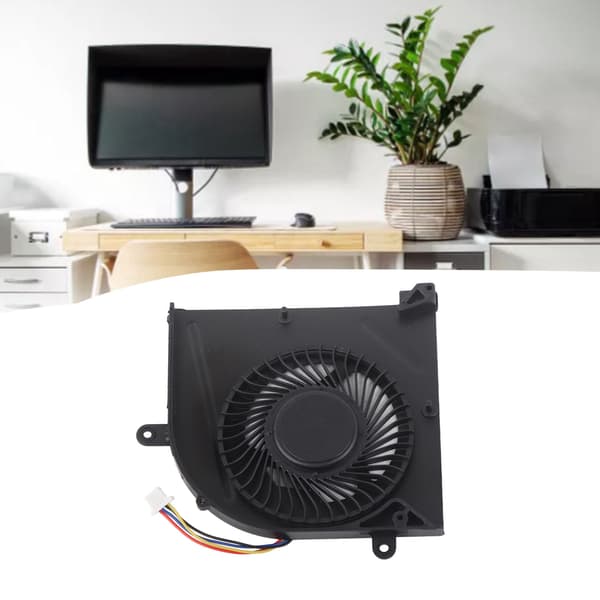 CPU GPU Køleventilator 4 Pin Hurtig Varmeafledning Bærbar Køleventilator til MSI GS63VR til GS63 til GS73 til GS73VR til MS 17B1 CPU