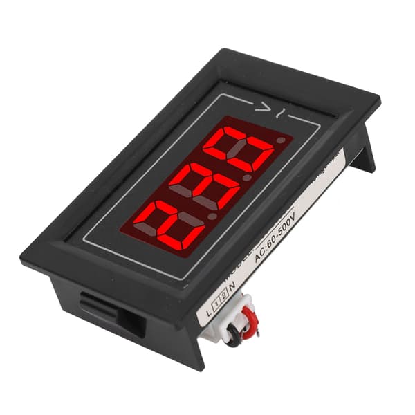 AC Display Meter Digital Spændingsmåler Lille Panel 1 Fase Voltmeter Multimeter AC60-500V