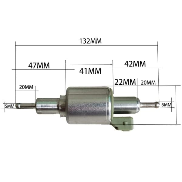 12V Bränslepump Diesel Extravärmare Pump Diesel Inline Elektrisk Bränslepump