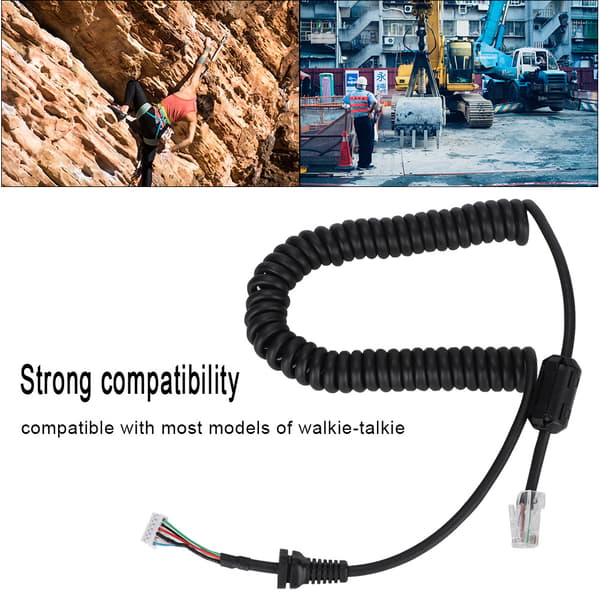 Opdateret version til YAESU 6-bens håndmikrofonkabel med magnetringtilbehør