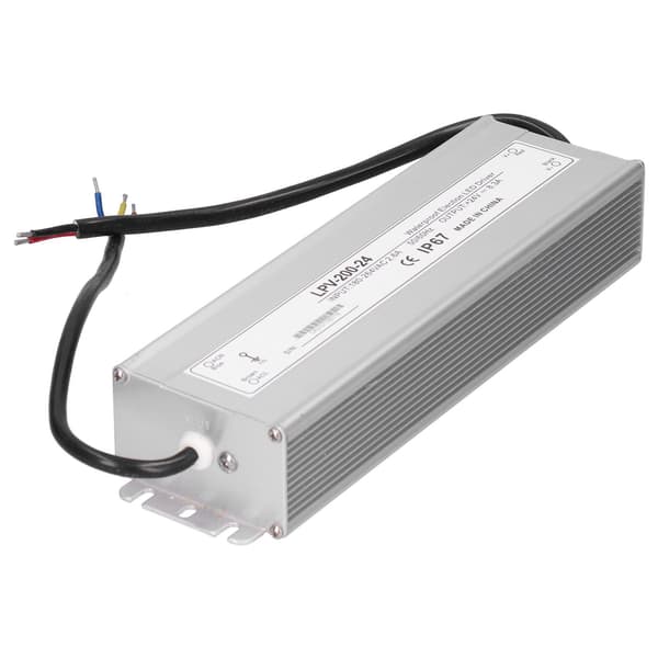LED Driver 200W Vandtæt Transformer 24V DC Strømforsyning til Udendørs Lys
