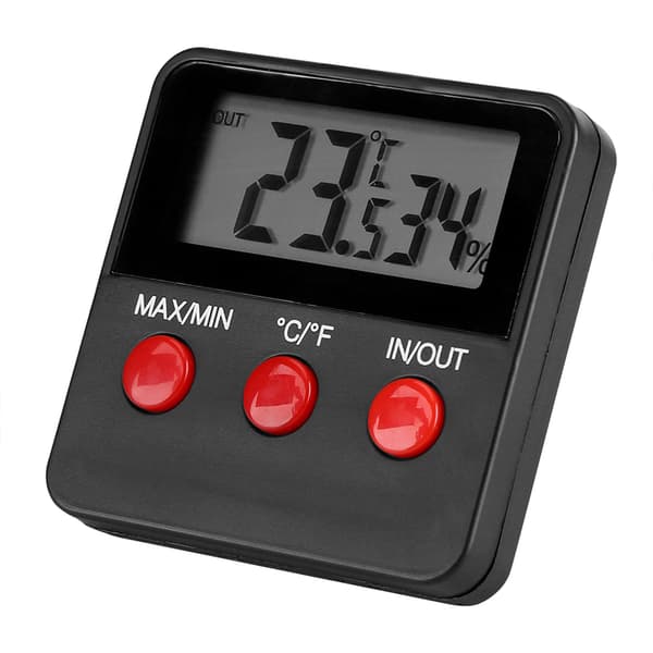 LCD Digital Termometer Hygrometer Temperatur Fugtighedsmonitor til Æggeinkubator Krybdyr Kæledyr