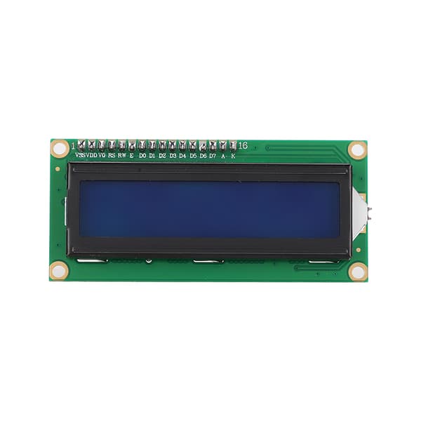 LCD-modul 1602 LCD-skærm med adapterkort IIC/I2C/interface blå skærm