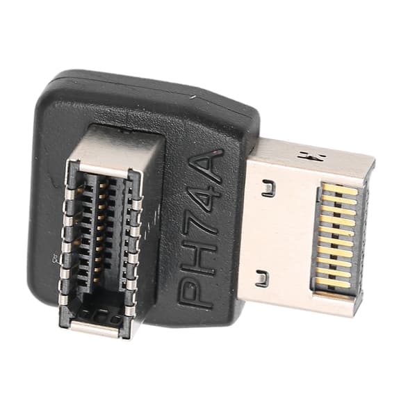 USB3.1 TYPE E -sovitin tietokoneen emolevylle USB3.1 TYPEE -sovitin 90 asteen ohjauskulma (PH74A)