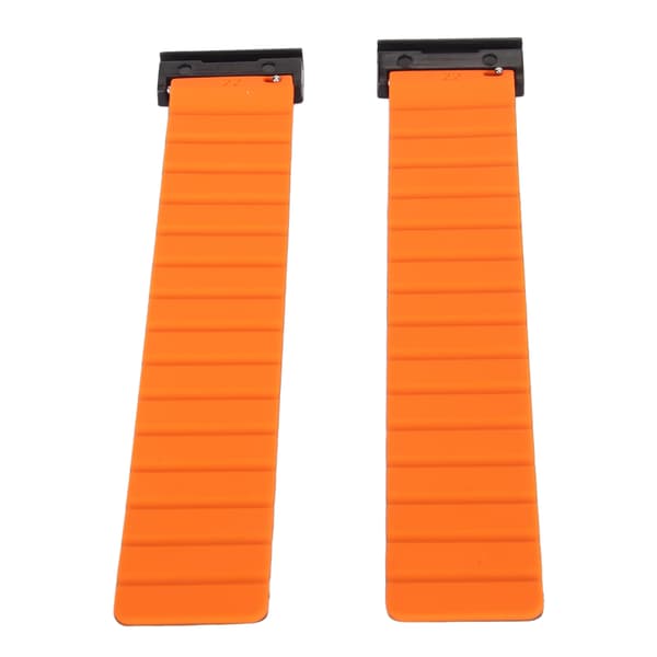 Quick-Release 26mm Silikone Urrem, Svedafvisende Magnetisk Rem til Vertix 2, Sort & Orange