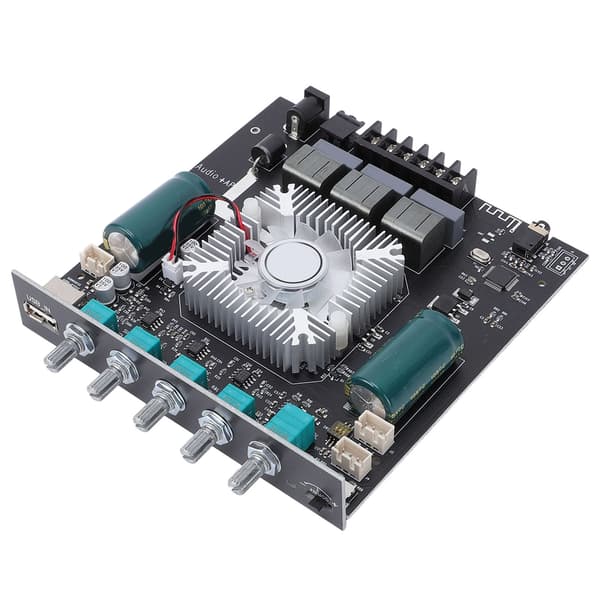 2.1-kanals Bluetooth-forstærkermodul 160Wx2 + 220W Sub, Bas- og Diskantknapper, Audio Receiver Board