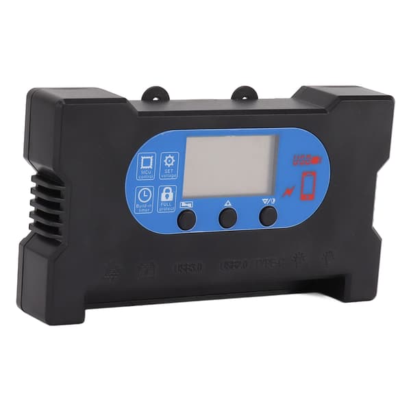 Solarkontroll Dubbel USB Typ C DC Snabbladdning Solcellsladdningsregulator Solpanelregulator 80A
