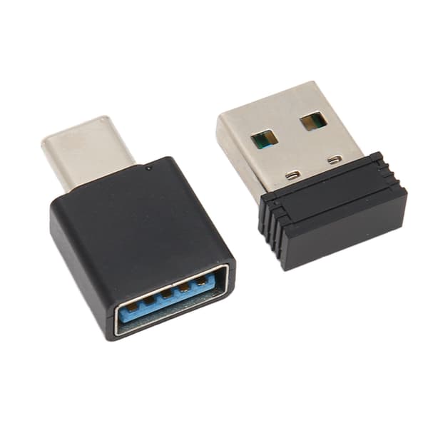 Mini Mouse Jiggler, uopdagelig, automatisk, driverfri musebevæger, USB-portbevæger, vrikker til computer, sort