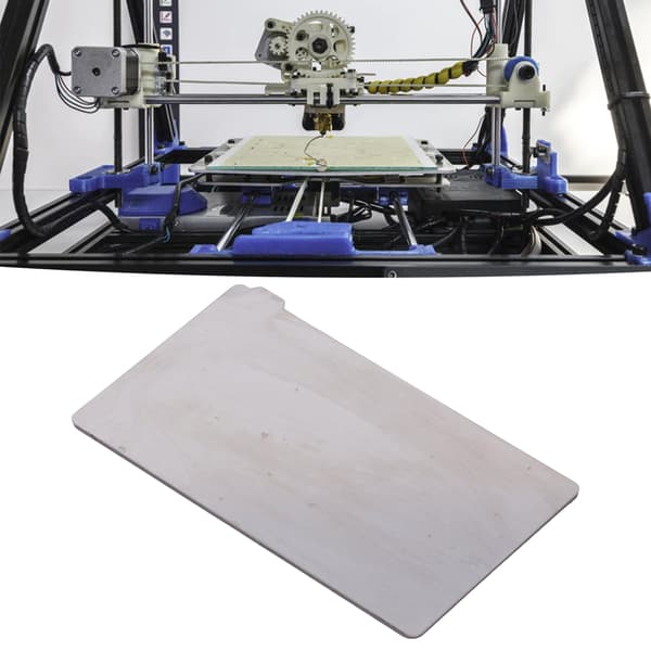 Fjederstålplade Fleksibel 135x75mm Dobbeltsidet Magnetisk Platform Printbed til 3D-printer