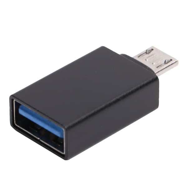 USB til Android-adapter Micro OTG Konverteringsstik Dataoverførsel Opladningsenhed Sort